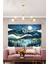 Dingin Mavi Manzara Duvar Örtüsü Duvar Halısı Wall Tapestry 2