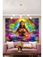 Kumaş , Canlı Renkler Duvar Örtüsü Duvar Halısı Wall Tapestry 2