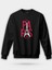 I Love Paris Eyfel Siyah Unisex Regular Sweatshirt 1