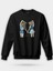 Kız Arkadaşlar Kalp Friendship Forever Unisex Regular Sweatshirt 1