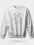 Live Simply Çiçekli Ayıcık Unisex Regular Sweatshirt 1