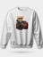 Gözlüklü Tarz Ayı Unisex Regular Sweatshirt 1