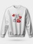 Kalp Balonlu Köpek Unisex Regular Sweatshirt 1