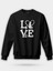 Love Patili Sevimli Köpek Unisex Regular Sweatshirt 1