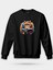 Öğrenci Sarman Sarı Sevimli Kedi Unisex Regular Sweatshirt 1