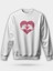 Pembe Kalpler Unisex Regular Sweatshirt 1