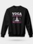 Pembe Yoga Miracle Siyah Unisex Regular Sweatshirt 1