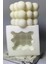Büyük Bubble Mum Silikon Kalıp - Mum Yapım Için Silikon Kalıp 6x6 cm 2