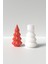 Küçük Yılbaşı Ağacı Mum Silikon Kalıp -Yılbaşı Mum Silikon Kalıp, Mum Yapım Malzemeleri 10 x 4.8 cm 1