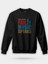 Renkli Müzik Yazılı Unisex Regular Sweatshirt 1