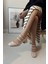 Kadın Emil Shoes Rugan Arkası Kapalı Çift Bant Kare Burun Baretli Kısa Blok Topuklu Ayakkabı 1
