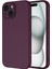 - Apple iPhone 15 Plus - Kılıf İçi Kadife Koruyucu Mara Lansman Kapak - Koyu Mor - T31526 1