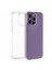 Apple iPhone 15 Pro Max - Kılıf Sert Koruyucu Slim Fit Droga Kapak - Şeffaf 1