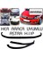 Universal Astra H Model Lip 2 Parça Esnek Plastik Mat Siyah Tampon Altı Ek Lip Bir Çok Araca Uyumlu 1