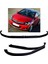 Universal Astra H Model Lip 2 Parça Esnek Plastik Mat Siyah Tampon Altı Ek Lip Bir Çok Araca Uyumlu 5