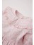 Kız Bebek Büyük Yaka Çiçekli Uzun Kollu Twill Elbise D9329A525SP 2