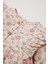 Kız Bebek Bisiklet Yaka Çiçekli Twill Uzun Kollu Gömlek E2786A525SP 2