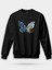 Çiçek Kelebek Unisex Regular Sweatshirt 1