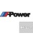 M Power 3D Metal Stıcker Bmw Güç Rozet Araba Aksesuarı 1