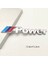 M Power 3D Metal Siyah ve Gümüş Stıcker Bmw Güç Rozet Araba Aksesuarı (13.8 cm x 2.3 Cm) 2 Adet 5