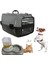 2'li Set 8.10 kg Taşıma Kapasiteli Kedi Köpek Taşıma Çantası ve 1.5 Litre Mama Su Kabı 2