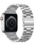 Apple Watch 2 3 4 5 6 7 8 Se Ultra Uyumlu Kordon 38 40 41MM Paslanmaz Çelik Metal Kayış 3