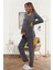 6102 Füme Hamile Lohusa Pijama Takımı 2