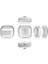 Airpods 4 Kılıf Kenarları Renkli Şeffaf Dilimli Silikon Zore Airbag 40 Kılıf-Şeffaf 2