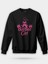 Barbell Girl Fitness Gym Pembe Kız Unisex Regular Sweatshirt 1