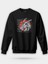 Dragon Kırmızı Ejderha Siyah Unisex Regular Sweatshirt 1