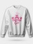 Barbell Girl Fitness Gym Pembe Kız Unisex Regular Sweatshirt 1