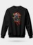Samuray Kitsune Kedi Unisex Regular Sweatshirt 1