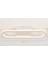 Minel Dekor LED Lıghtıng Minel Dekor Oval -35-15CM Plafonyer A++ Ledli Modern Avize Koridor Hol Aydınlatma 2