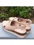 Bulldozer 231567 Hakiki Deri Anatomik Comfort Taban Kadın Günlük Sandalet 3