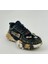 24K351-3 Kadın Taban Kadife Üzeri Taşlı Fashion Spor Ayakkabı 4