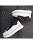 24K308-1 Kadın Hakiki Deri Yüksek Taban Taşlı Sneaker Spor Ayakkabı 2