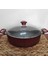 Imza Granit 26 cm Basık Tencere ( Pilav,dolma,karnıyarık ) Kırmızı 1