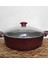 Imza Granit 26 cm Basık Tencere ( Pilav,dolma,karnıyarık ) Kırmızı 2