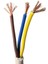 3x2,5 mm Cca Ttr Tekli Beyaz Renk Topraklı Kauçuk Seyyar Elektrik Kablosu 3