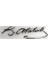 K.atatürk Imzası ve Silüeti Çıkartma (Krom) 2