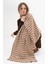 Kazayağı Desenli Kaşmir %100 Viscose Bej-Krem Şal 1