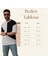 Tişört Erkek Parçalı Desen Regular Fit Bisiklet Yaka Bürümcük Tshirt Erkek T-Shirt 2