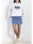 Kot Nakışlı Oversize 3 Iplik Sweat Gri - 2442.336. 2