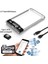 2.5" Sata HDD Kutusu Telefon Yedekleme Type C Otg USB Şeffaf 2