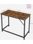 Vasagle Çalışma Masası, Bilgisayar Masası, Dar Ofis Masası, 100 x 50 x 75 Cm, Çalışma Odası, Ev Ofisi, Ofis, Kolay Kurulum, Metal, Endüstriyel Tasarım, Vintage-Siyah LWD41X 3