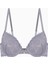 Anna 2568 Gri Gold Rengi Metal Aksesuarlı Push Up Dantelli Sütyen 1
