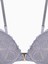 Anna 2568 Gri Gold Rengi Metal Aksesuarlı Push Up Dantelli Sütyen 4