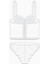 Rosali Dantelli Büstiyer Sütyen Külot Takım - Soft Push Up, Dolgulu - Fashion - 2501 - Ekru 2