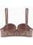 Olympos 2536 Bronz Kahve Double Push Up / Ekstra Dolgulu Straplez Mikro Basic Sütyen 2