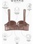 Olympos 2536 Bronz Kahve Double Push Up / Ekstra Dolgulu Straplez Mikro Basic Sütyen 5